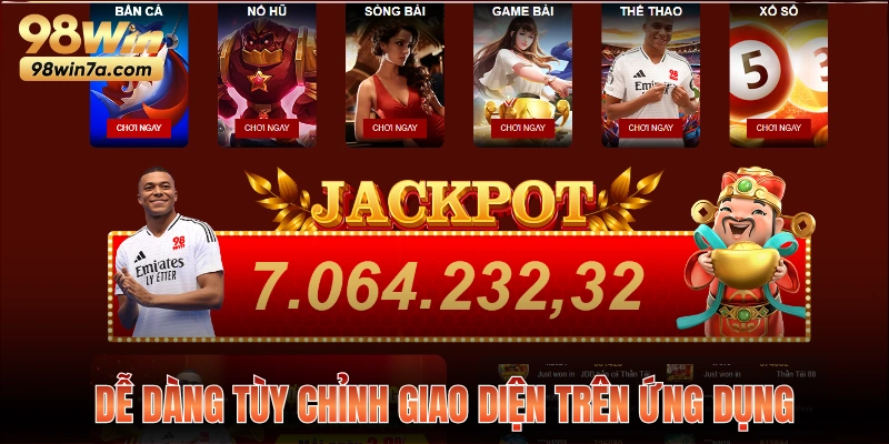 Tùy chỉnh giao diện dễ dàng nhờ cài đặt ứng dụng